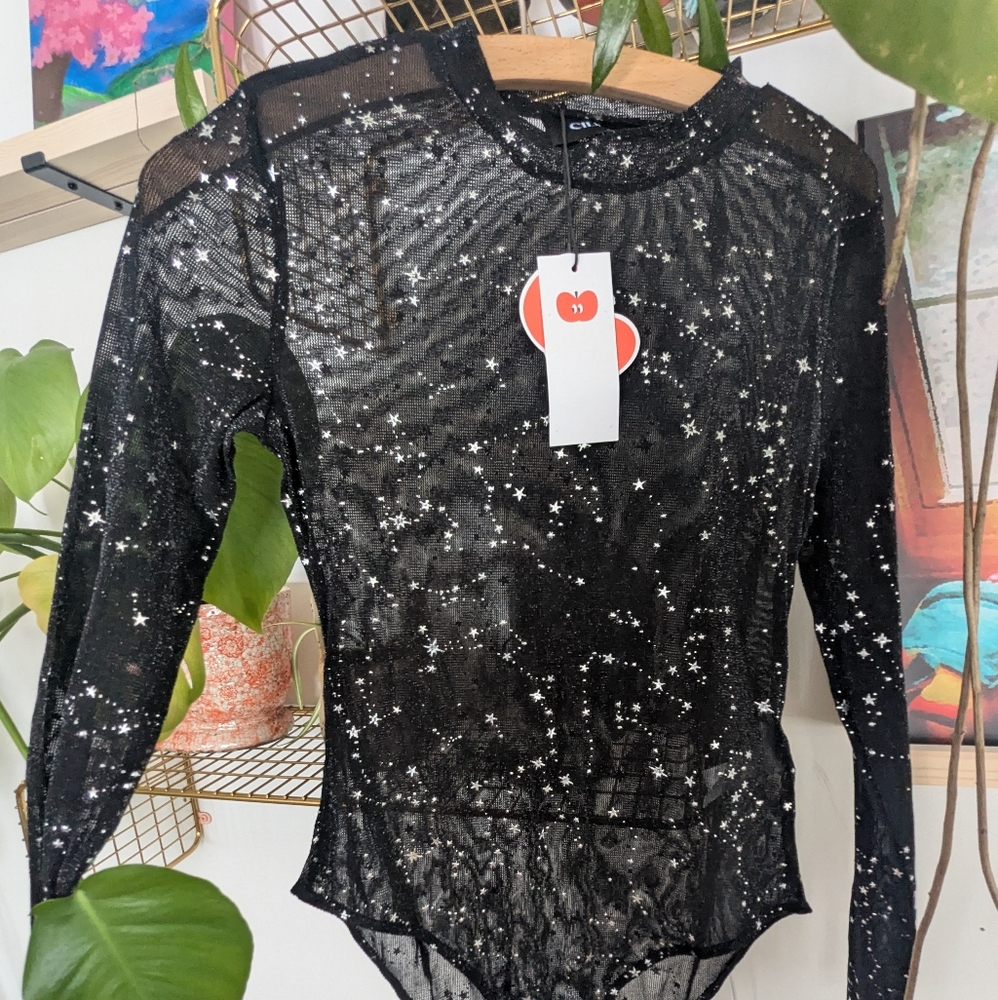 Star Sheer Bodysuit